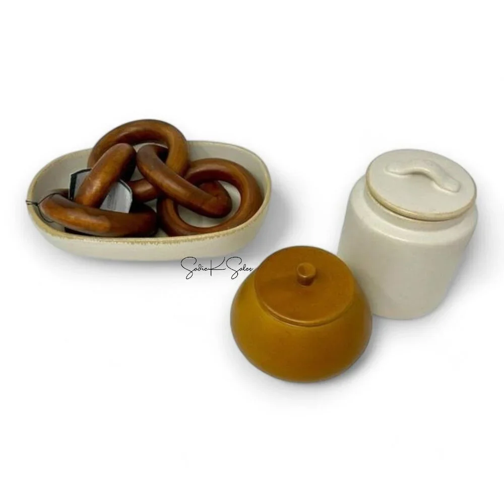 Large Cream Canister - Threshold Studio McGee